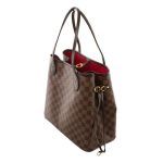 Louis Vuitton N51105 Neverfull MM Shoulder Bag Damier Ebene Canvas - Image 6
