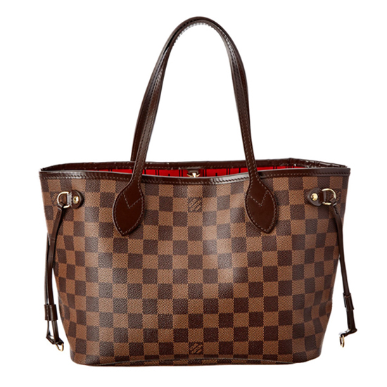 30d43a13e469e6410978e28b01e4f992.jpg Louis Vuitton N51109 Neverfull PM Shoulder Bag Damier Ebene Canvas - Image 1