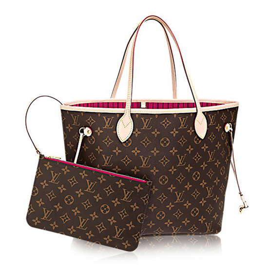 40883696915bc98b805e7d424b6667b3.jpg Louis Vuitton M41178 Neverfull MM Shoulder Bag Monogram Canvas - Image 1