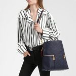Louis Vuitton Melie Navy M44012 Black M44014