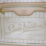 Louis Vuitton N51110 Neverfull PM Shoulder Bag Damier Azur Canvas - Image 5