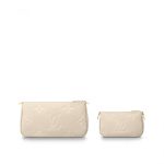Louis Vuitton Multi Pochette Accessoires Cream M46568 Black M80399 - Image 15