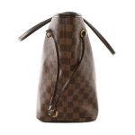 Louis Vuitton N51105 Neverfull MM Shoulder Bag Damier Ebene Canvas - Image 3