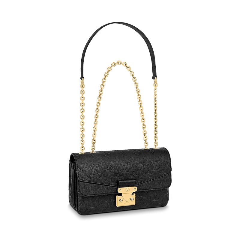 9ce37c4458b55bfc296d39633f020aac.jpg Louis Vuitton Marceau Chain Bag Black M46200 - Image 1