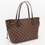 Louis Vuitton N51109 Neverfull PM Shoulder Bag Damier Ebene Canvas - Image 3