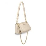 Louis Vuitton Multi Pochette Accessoires Cream M46568 Black M80399 - Image 9