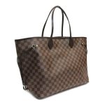 Louis Vuitton N51106 Neverfull GM Shoulder Bag Damier Ebene Canvas - Image 4