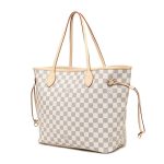 Louis Vuitton N51108 Neverfull GM Shoulder Bag Damier Azur Canvas - Image 4