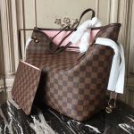 Louis Vuitton N41603 Neverfull MM Shoulder Bag Damier Ebene Canvas - Image 4