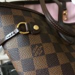 Louis Vuitton N41603 Neverfull MM Shoulder Bag Damier Ebene Canvas - Image 5