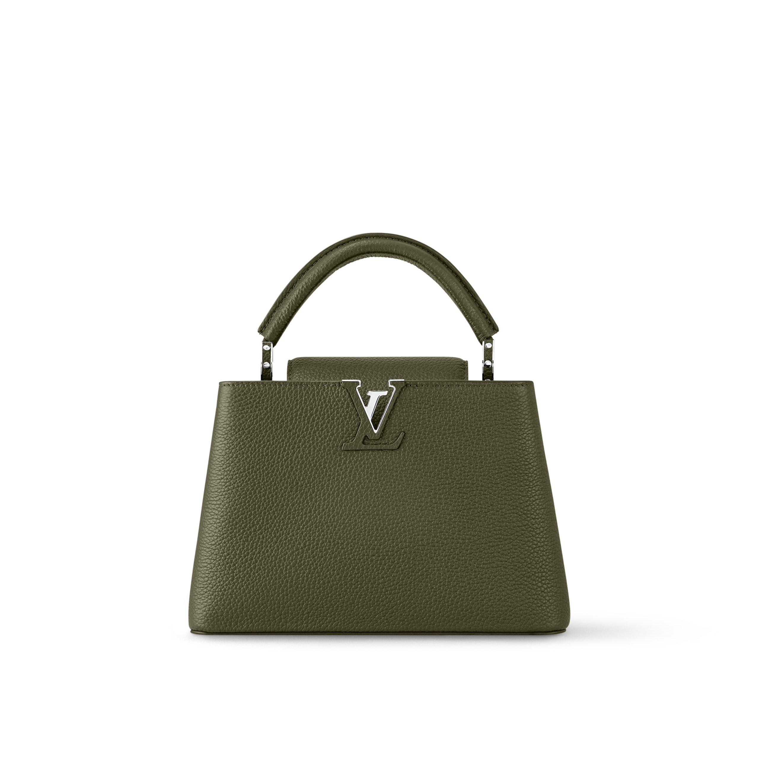 louis-vuitton-capucines-bb-M57227_PM2_Front_20view.jpg Louis Vuitton M57227 Capucines BB Bag Khaki - Image 1