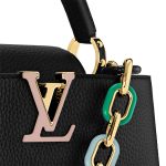 Louis Vuitton M21641 Capucines BB Bag Black - Image 5