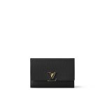 Louis Vuitton M62157 Capucines Compact Wallet Black Pink