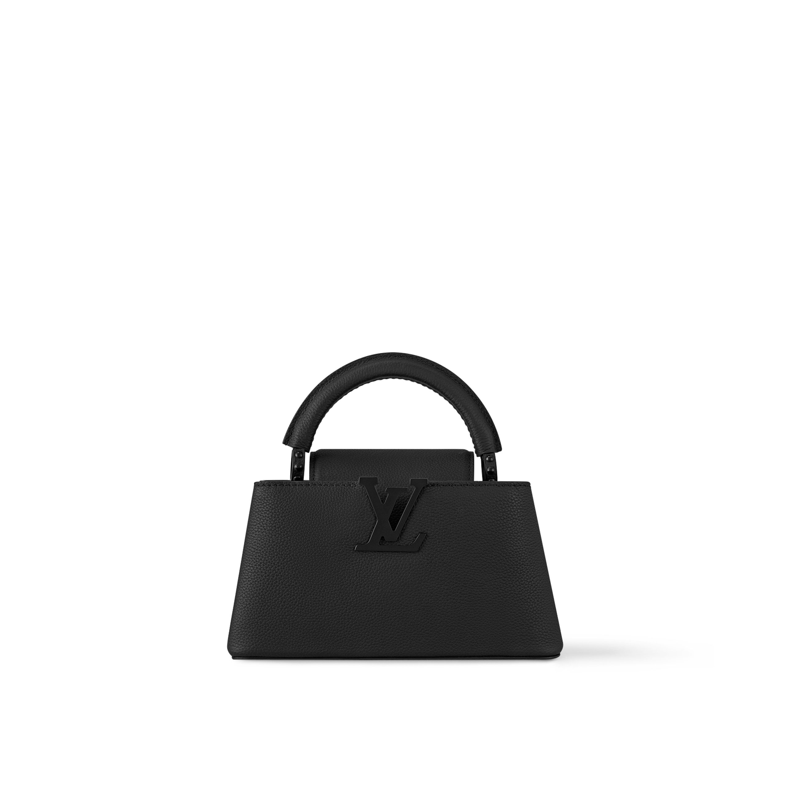 louis-vuitton-capucines-east-west-mini-M23955_PM2_Front_20view.jpg Louis Vuitton M23955 Capucines East-West Mini All Black - Image 1