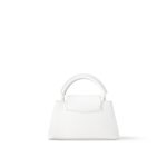 Louis Vuitton M23956 Capucines East-West Mini Optic White - Image 5