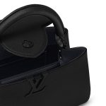 Louis Vuitton M23947 Capucines East-West MM All Black - Image 4