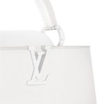 Louis Vuitton M23948 Capucines East-West MM Optic White - Image 5