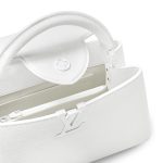 Louis Vuitton M23948 Capucines East-West MM Optic White - Image 4