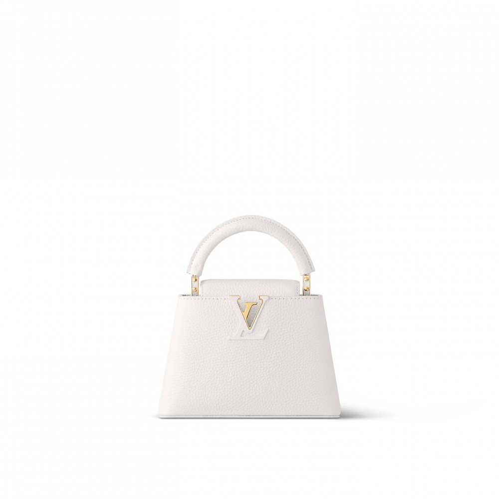 louis-vuitton-capucines-mini-capucines-handbags-M23456_PM2_Front-view-1000x1000-1.jpg Louis Vuitton Capucines MINI White M23456 Black M56669 Orange M22863 - Image 1