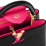 Louis Vuitton M59882 Capucines MM Black Rose Berlingot - Image 6