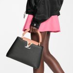 Louis Vuitton M59466 Capucines PM Black Gold Arizona - Image 2