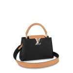 Louis Vuitton M59466 Capucines PM Black Gold Arizona