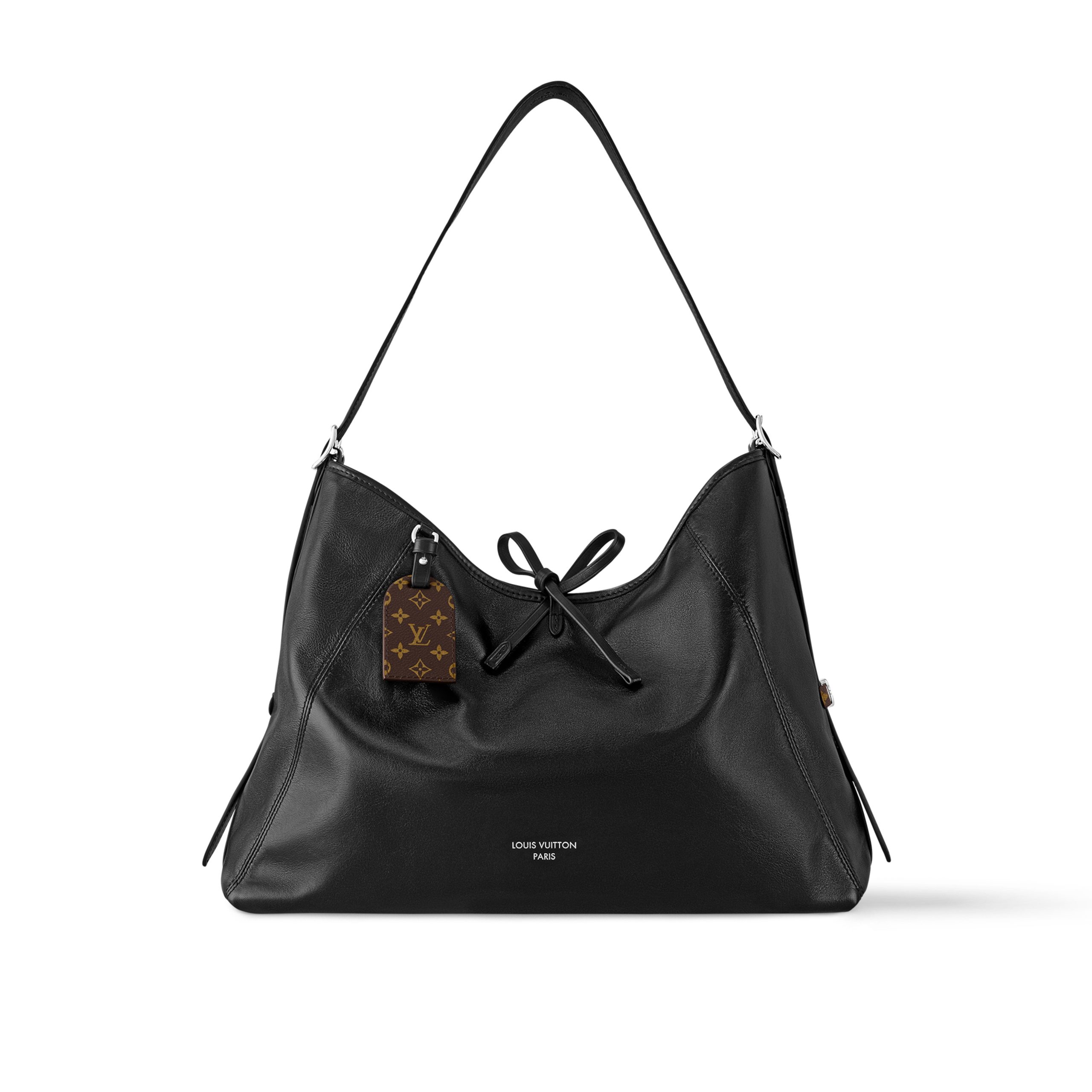 louis-vuitton-carryall-dark-mm-fashion-leather-handbags-M25143_PM2_Front_20view.jpg Louis Vuitton M25143 CarryAll Dark MM Black - Image 1