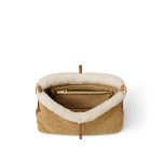 Louis Vuitton LV Ski M11843 CarryAll PM Mahina Suede Beige - Image 5