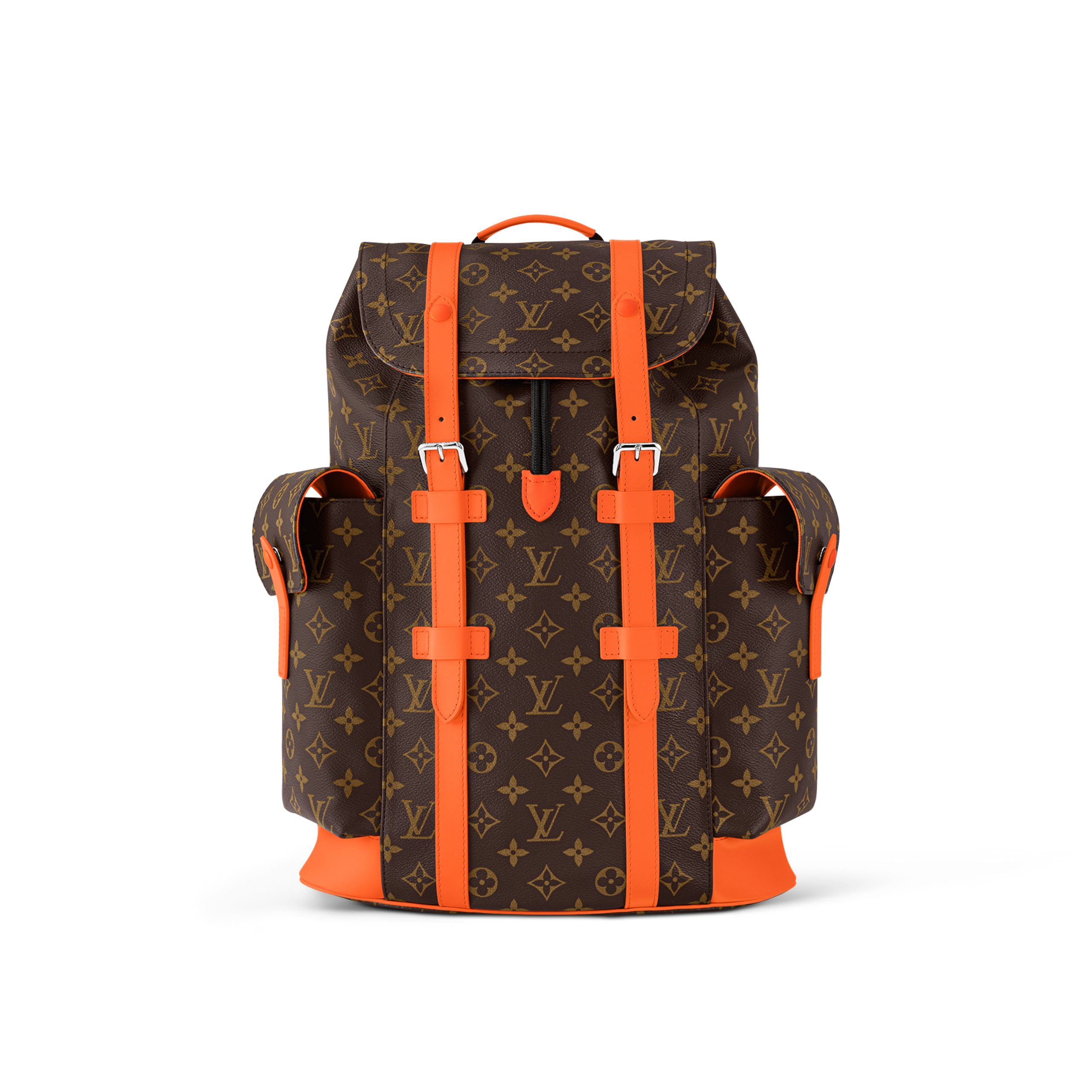 louis-vuitton-christopher-mm-monogram-macassar-canvas-bags-M46814_PM2_Front_20view.jpg Louis Vuitton Christopher MM M46814 Orange - Image 1