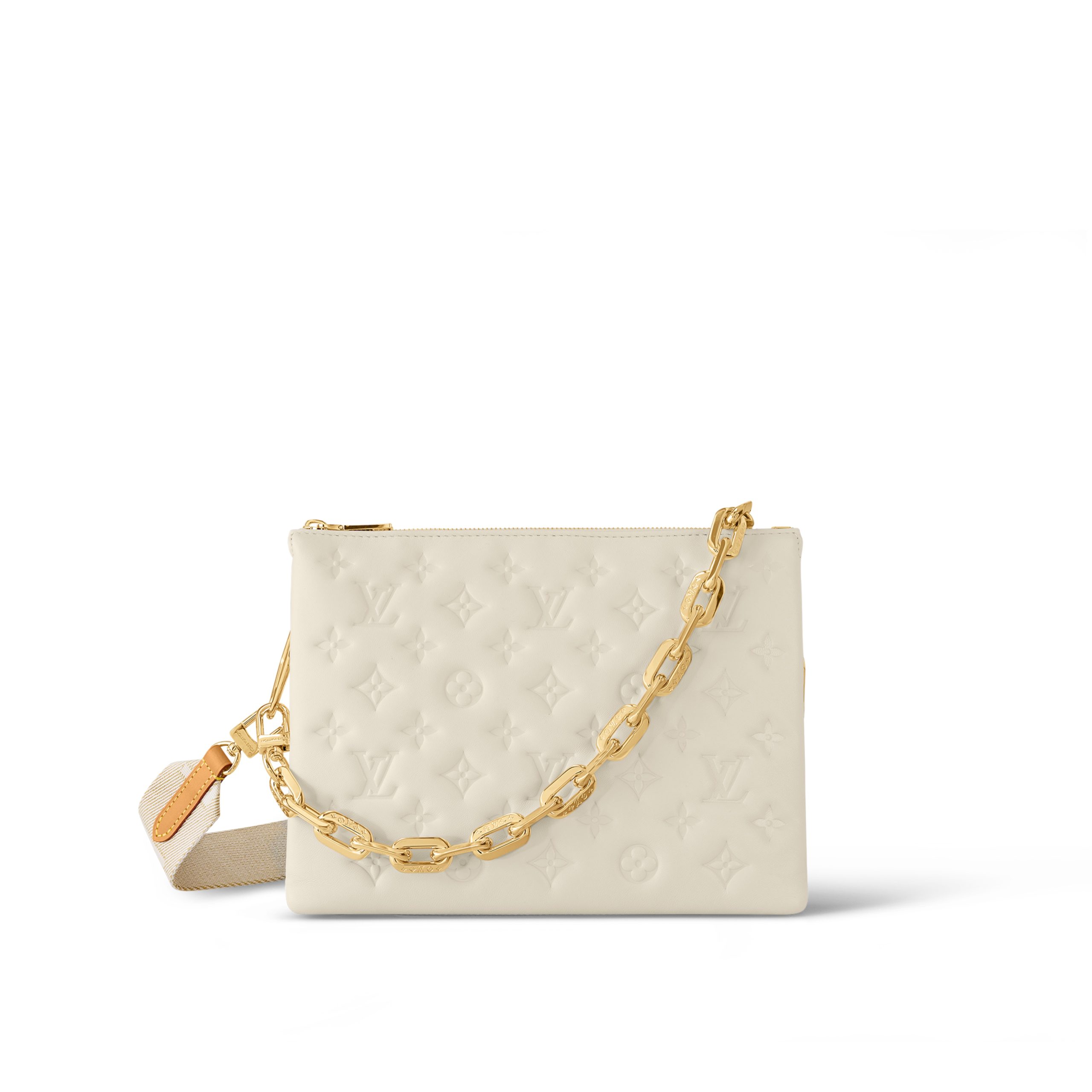louis-vuitton-coussin-pm-h32-handbags-M21262_PM2_Front_20view.jpg Louis Vuitton M21262 Coussin PM Cream - Image 1
