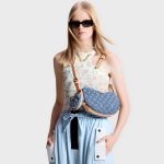 Louis Vuitton M46856 Croissant MM Denim Blue - Image 9