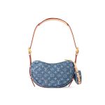 Louis Vuitton M46856 Croissant MM Denim Blue - Image 8