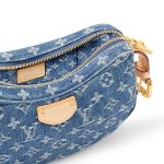 Louis Vuitton M46856 Croissant MM Denim Blue - Image 6