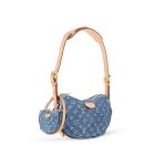 Louis Vuitton M46856 Croissant MM Denim Blue - Image 4