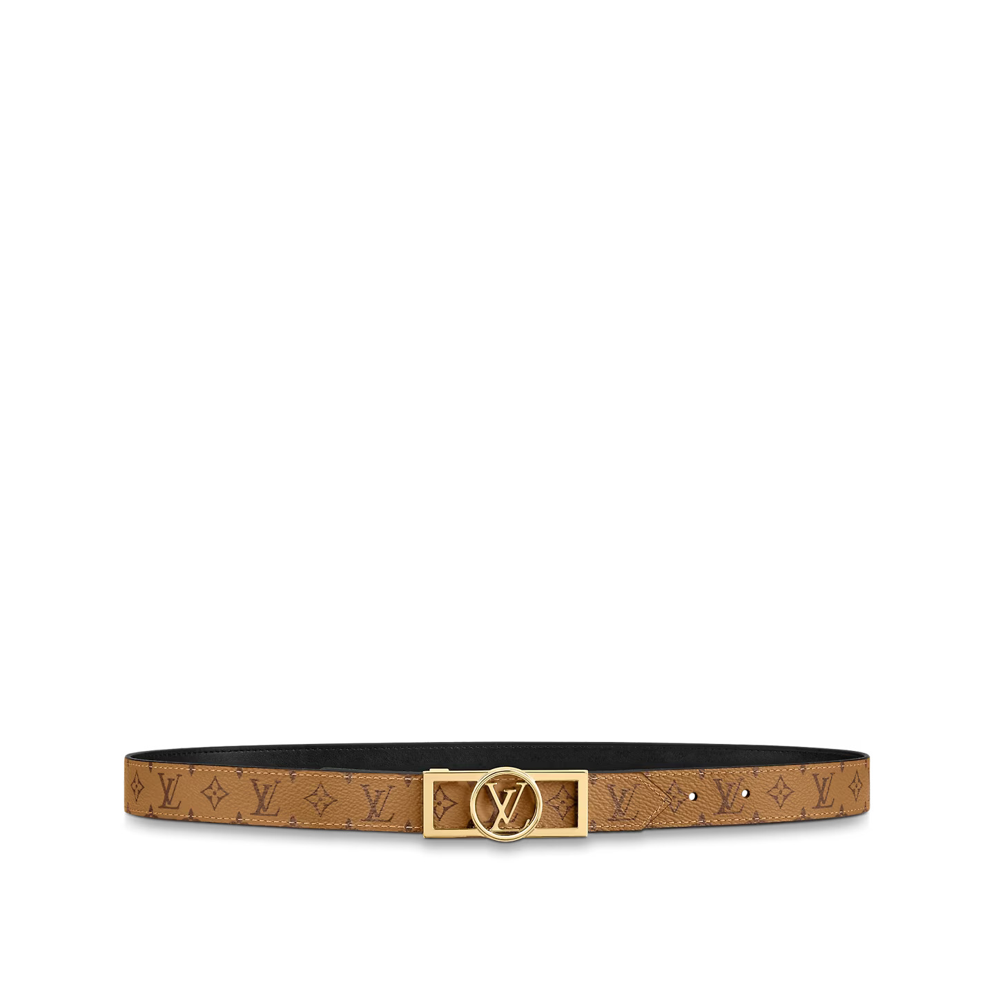 louis-vuitton-dauphine-25mm-reversible-belt-autres-toiles-monogram-belts-M0203U_PM1_Back-view.jpg Louis Vuitton M0203U Autres Toiles Monogram Dauphine 25mm Reversible Belt - Image 1