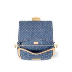 Louis Vuitton M13319 Dauphine Soft GM Denim Blue - Image 2