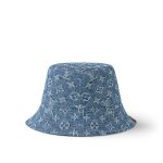 Louis Vuitton M7951M Denim Bucket Hat Blue - Image 4
