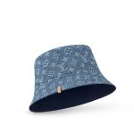 Louis Vuitton M7951M Denim Bucket Hat Blue - Image 5