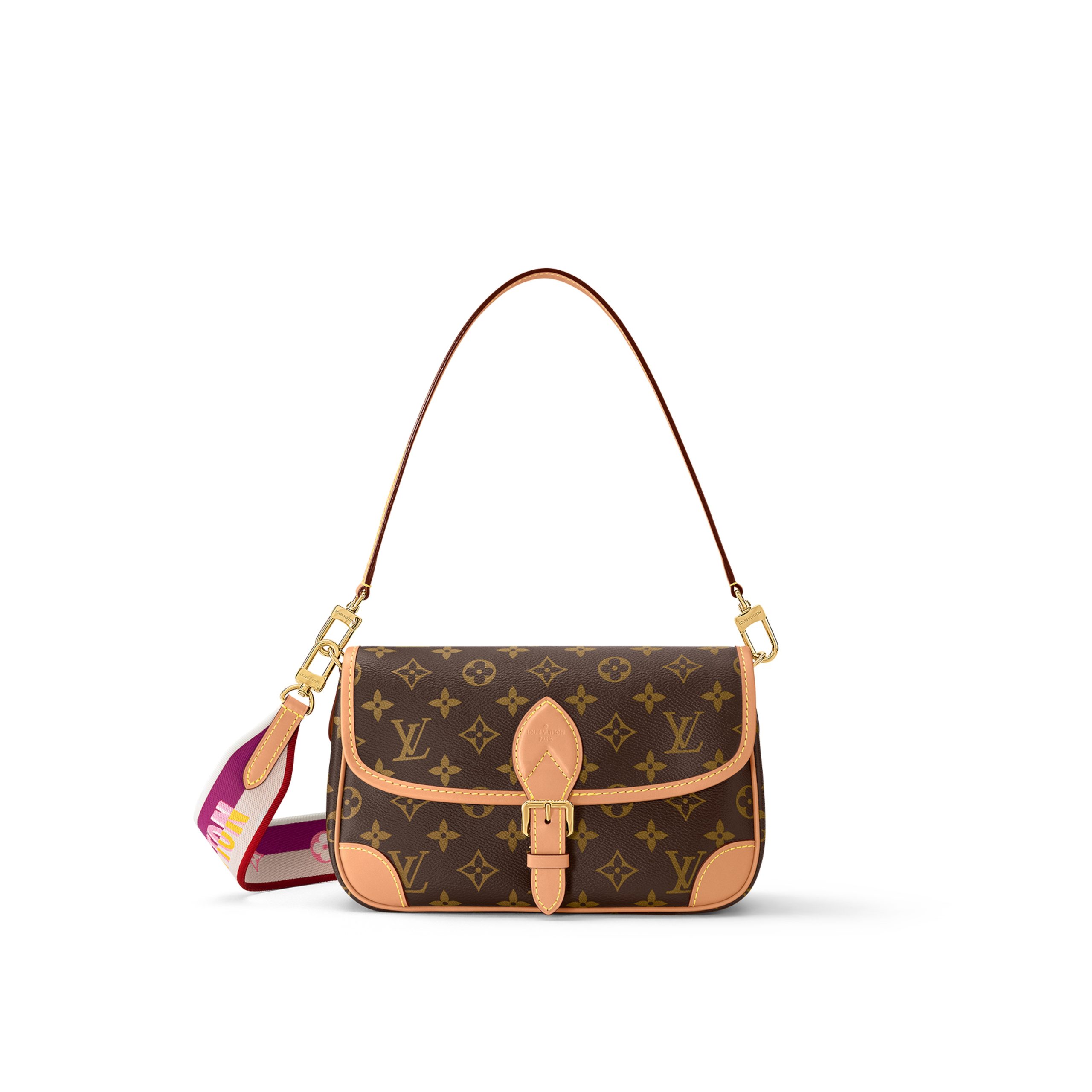 louis-vuitton-diane-monogram-handbags-M46049_PM2_Front_20view.jpg Louis Vuitton M46049 Diane Fuchsia - Image 1