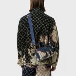 Louis Vuitton Monogram Ink Blue M46804 Keepall Bandoulière 25 - Image 10
