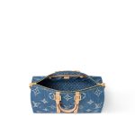 Louis Vuitton M24315 Keepall Bandoulière 45 Denim Blue - Image 4