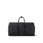 Louis Vuitton M40605 Keepall Bandoulière 55 Black - Image 6