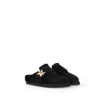 Louis Vuitton Flight Mode LV Cosy Flat Comfort Clog Black 1AC6ZI - Image 4