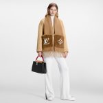 Louis Vuitton M77736 LV Cosy Mink Fur Collection Beige Scarf - Image 2