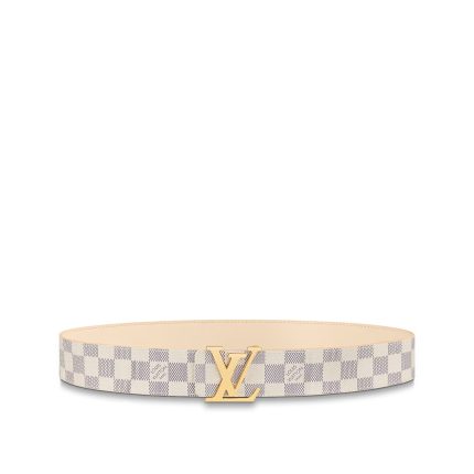 Louis Vuitton M0569S Damier azur LV Initiales 40mm Reversible Belt