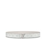 Louis Vuitton M0158U White LV Initiales 40mm Reversible Belt