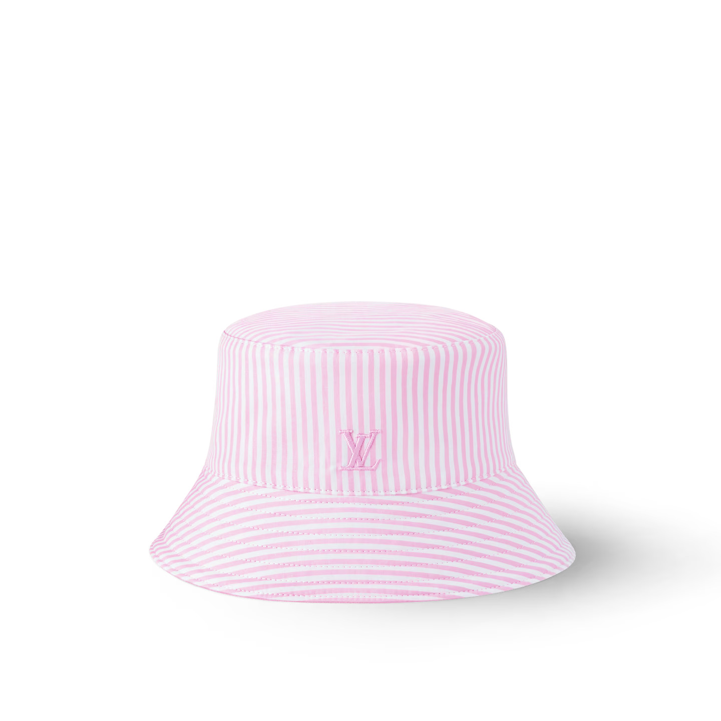 louis-vuitton-lv-league-striped-bucket-hat-M5160M_PM2_Front-view.jpg Louis Vuitton M5160M LV League Striped Bucket Hat - Image 1