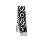 Louis Vuitton Black M79212 FLIGHT MODE LV Medallion Scarf - Image 2