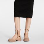 Louis Vuitton LV Ruby Flat Ankle Boot Beige 1AB0EV - Image 2