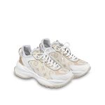 Louis Vuitton LV Run 55 Sneaker Monogram denim Beige 1ABHR7 - Image 3